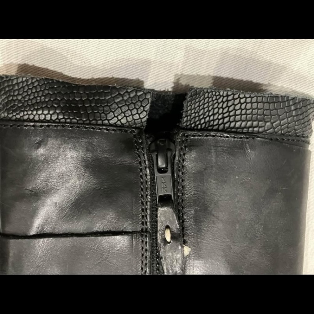 Women’s size 39 “Grotesque Shoes”, handsown Italian soft calf leather boots - Picture 9 of 13